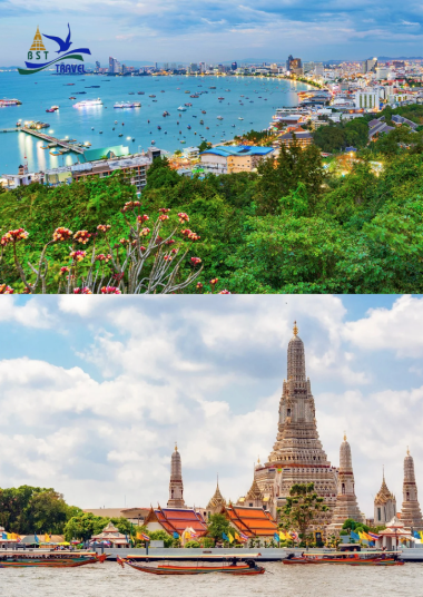 CHƯƠNG TRÌNH THAM QUAN BANGKOK - PATTAYA 5 NGÀY 4 ĐÊM