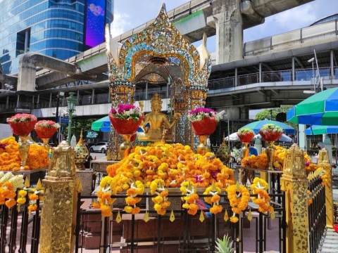 PHẬT 4 MẶT - VỊ THẦN HINDU GIÁO TẠI BANGKOK THÁI LAN