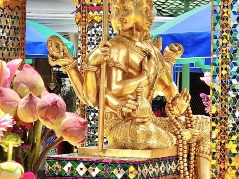 PHẬT 4 MẶT - VỊ THẦN HINDU GIÁO TẠI BANGKOK THÁI LAN