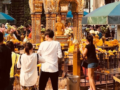 PHẬT 4 MẶT - VỊ THẦN HINDU GIÁO TẠI BANGKOK THÁI LAN